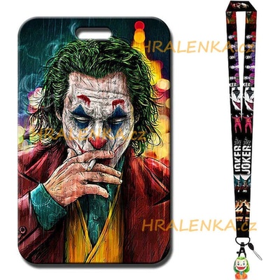 Šňůrka na krk 22510 s cedulkou Joker