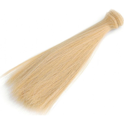 TextilCentrum.cz Paruka / vlasy pro panenky 800899/1 blond, délka vlasů 20cm, návin 1m