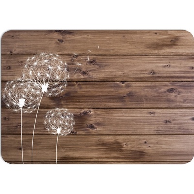 PokojovaDekorace cz prostírání 511 Kytky na dřevě pampeliška 43x30cm