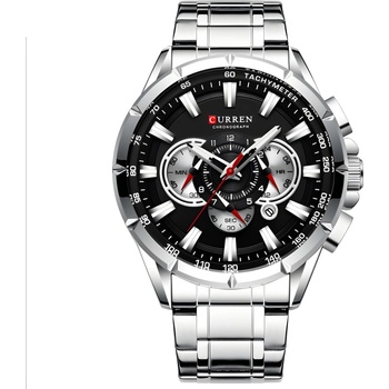 Curren Часовник curren ze-14353 - Сребристо / Черно kp14353 (ze-14353)