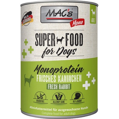 MAC's Dog Mono Sensitive králičie 6 x 800 g