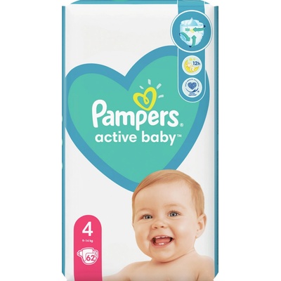 Pampers Active Baby 4 62 ks