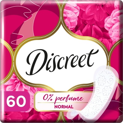 Discreet 0% Нормални почистващи подложки без мирис 60pcs (83736954)