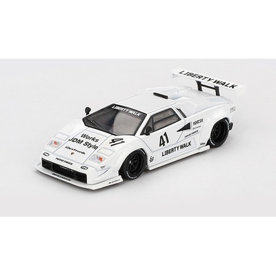 MINI GT Lamborghini Countach LB-Works White 2024 Tokyo Auto Salon 1:64