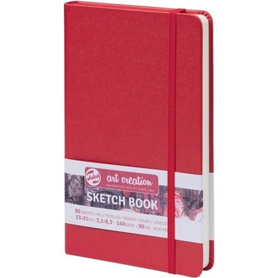 Talens Art Creation Skicár v pevnej väzbe Red 13 x 21