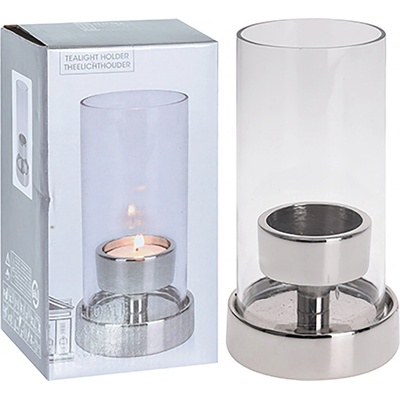 H&L Svícen TeaLight 15cm, stříbrný
