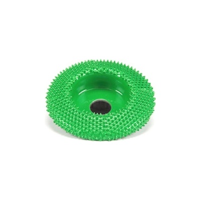 Saburrtooth USA Ihličková mini rašpľa SABURR - 50mm šikma oblá, Drsnosť Ihličiek Saburrtooth USA Zelená - Hrubá