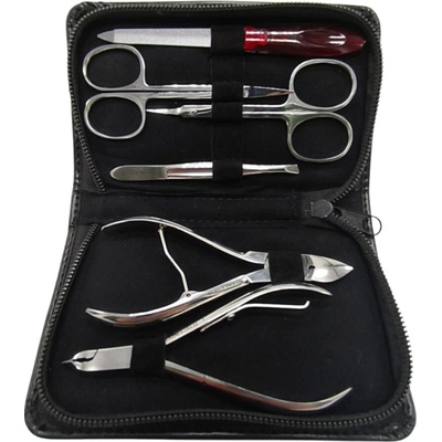 Surgana manikúrní set stříbrný 6 nástrojů – Zboží Dáma