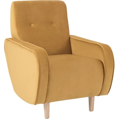 Nordic Design Doble žluté sametové
