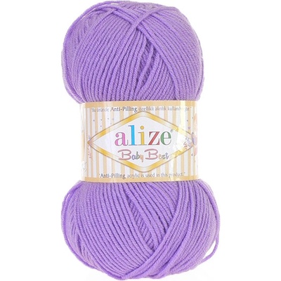 Alize Příze Baby best 349 - levandulová
