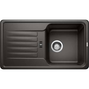 BLANCO Favos mini - Мивка от Silgranit, 78x44 см, черна 526078 (526078) Мивка за вграждане