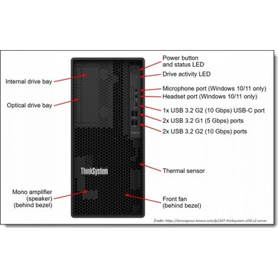 Lenovo ThinkSystem ST50 7D8JA043EA – Zboží Živě