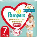 Pampers Premium Care Pants Size 7 еднократни пелени гащички 15+ kg 27 бр