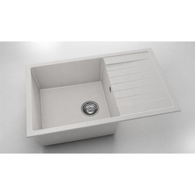 FAT Мивка Vanguard 228, Fat Granite, 1001 бял, с включен сифон