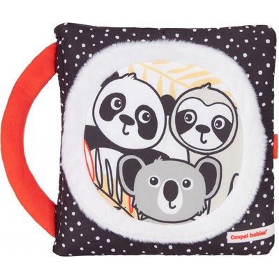 Canpol Babies BabiesBoo senzorická knižka Panda čiernobiela
