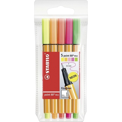 Stabilo Point 88 Mini Neon 5 barev