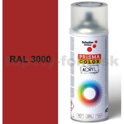 Schuller Ehklar PRISMA COLOR Lack Spray akrylový sprej 91022 Ohnivě červený 400 ml