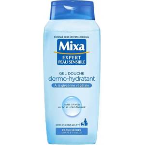 Mixa Dermo-hydratant душ гел за чувствителна кожа с растителен глицерин 400 мл