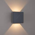 Brilagi - LED външно стенно осветително тяло DOUBLERAY LED/6W/230V антрацит IP54 (BG3829)