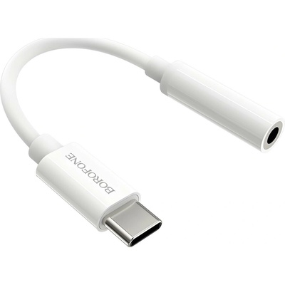 Borofone HR23469 USB-C - 3.5mm Jack bílý