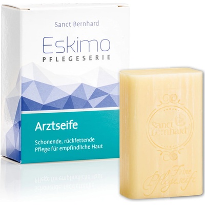 Sanct Bernard Handmade tuhé hydratačné mydlo eskimo bez parfumov 100 g