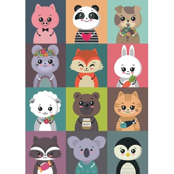 Image 1 of Yazz - Puzzle Funny Animals - 1 000 piese