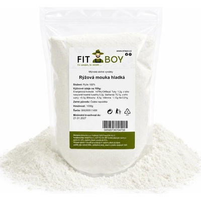Fitboy Rýžová mouka hladká 1 kg