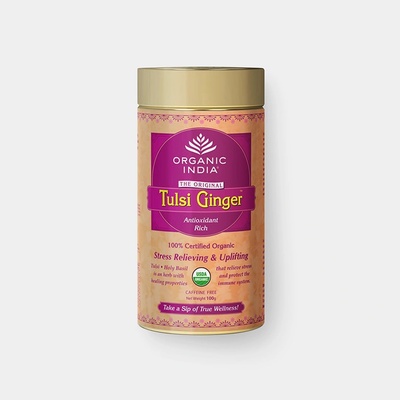 Organic India Био Тулси джинджифил, консерва 100гр