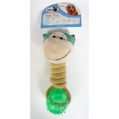 Salač Přetahovadlo míček TPR opička 20 cm