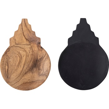 Bloomingville Подноси за сервиране Tiara от акациево дърво 10 x 15 см 2 бр (82059537)