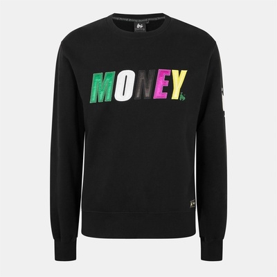 Money Satin Crew - Black