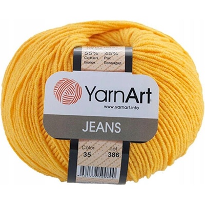 Priadza YarnArt Jeans 50g 160m 35 žltá