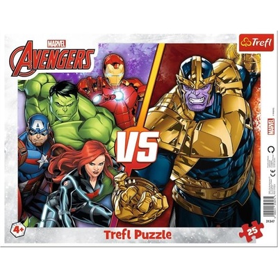 Trefl Puzzle Рамкови 25 - Непобедимият отбор на Отмъстителите / Disney Marvel The Avengers (31427)