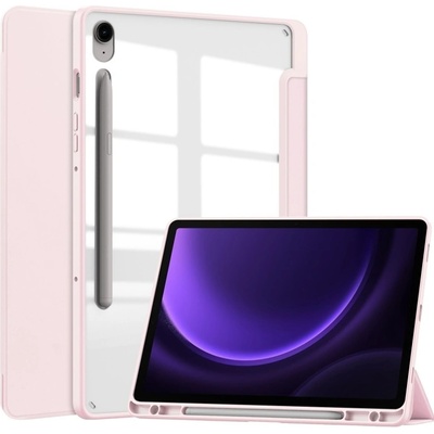 Vsetkonamobil 65782 CRYSTAL Zaklápacie puzdro Samsung Galaxy Tab S9 FE / Tab S10 FE / S10 Lite ružové