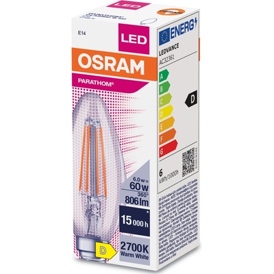 OSRAM LED крушка Ledvance, E14, 5.5W, 806lm, 2700K (AC32361)