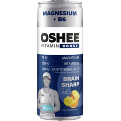 Oshee Vitamin Boost Sýtený nápoj príchuť tropického ovocia 250 ml