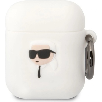 Karl Lagerfeld 3D Logo NFT Karl Head Silikonové Pouzdro pro Airpods 1/2 KLA2RUNIKH