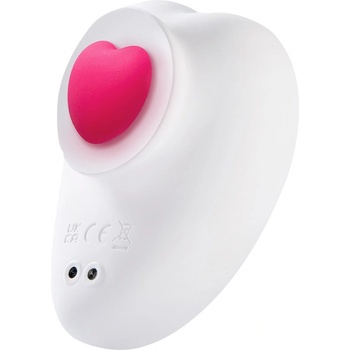 Image 1 of Sauce Sweeeheart Clitoral Vibrator White & Pink