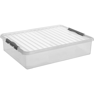 Q-Line Box s vekom 80 × 50 × 18 cm 60 l transparentný 75600609