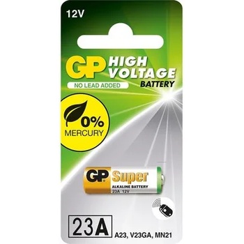 Image 1 of GP Batteries Алкална батерия GP 12 V 1бр. blister за аларми А23 (GP-BA-23AF-U1)