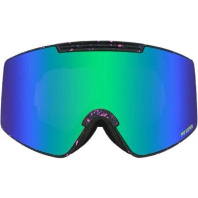 Pit Viper Маска за ски и сноуборд Pit Viper Proform The Low Tai'd (сини/зелени лещи)