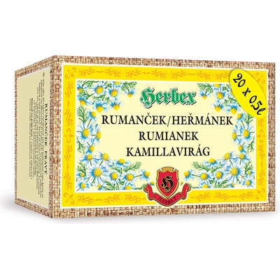 HERBEX RUMANEK PRAVÝ bylinný čaj 20 x 2,5 g