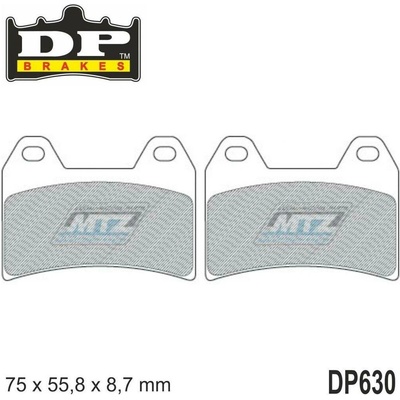 Destičky brzdové DP630-RDP DP Brakes - směs RDP X-RACE Titanium DP630-RDP