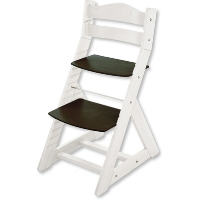 Hajdalánek Rostoucí židle Maja opěrka do kulata bílá / wenge