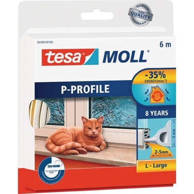 Tesa P-PROFILE tesniaca páska 9 mm x 6 m biela