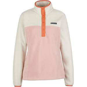 Columbia Дамски поларен пуловер Columbia Women's Benton Springs 1/2 Snap Pull Over II Fleece jumper - Eraser Pink / Dark Stone / Tuscan (105-5261-1214)