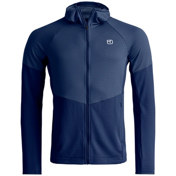 ORTOVOX Fleece Light Grid Hoody M Размер: L / Цвят: син