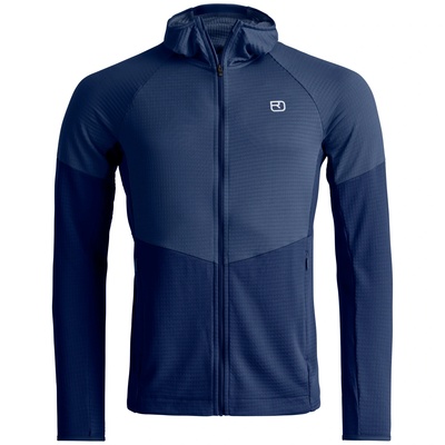 ORTOVOX Fleece Light Grid Hoody M Размер: L / Цвят: син