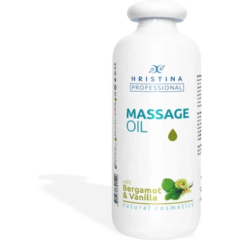 HRISTINA profesional Масажно олио Бергамот и Ванилия, 500мл