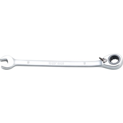 BGS Ráčnový očkoplochý klíč přepínatelný 9 mm BS6609